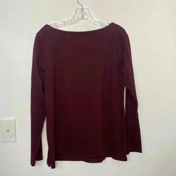 Talbots 'New England Equestrian Club' Long-Sleeve Tee Shirt - Picture 3 of 5
